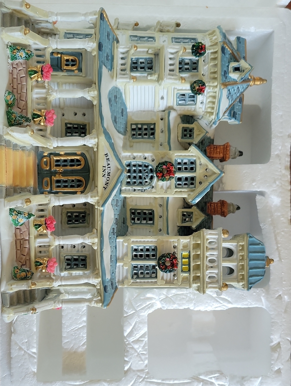 Vtg 2002 Lemax Village Collection Beaumont Inn Victorian #25691A Original Box - Picture 7 of 8